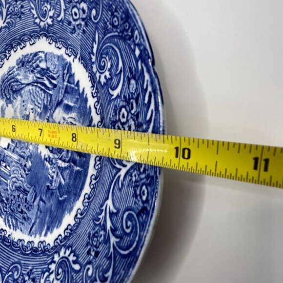 Antique Bourne & Leigh (E.B. & J.E.L) Rhine Pattern 10" Plate - Picture 2 of 3